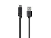 Monoprice USB C to USB A 2.0 Cable - 3 Meters (9.8 Feet) - Black | Fast Charging, High Speed, 480Mbps, 3A, 26AWG, Type C, Compatible with Samsung Galaxy and More - Essentials Series