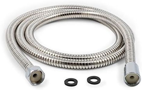 Camco 43716 RV/Marine 60" Flexible Replacement Shower Head Hose (Chrome)