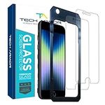 Tech Armor Ballistic Glass Screen Protector Designed for Apple iPhone SE 2020, iPhone 6, iPhone 6S, iPhone 7, and iPhone 8 4.7 Inch Tempered Glass 2 Pack