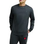 Champion Men's Powerblend Pullover Sweatshirt, Granite Heather, L UK