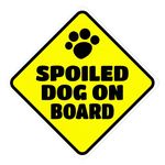 Imagine This D1955 Car and Rescue Decal (Spoiled Dog On Board), 2 Pack