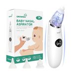 Baby Nasal Aspirator | Baby Nose Sucker | Baby Nose Cleaner, Automatic Booger Sucker for Baby, Rechargeable, with Pause & Music & Light Soothing Function