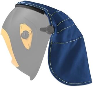 Welding Helmet Cover, Helmet Extended Cover with Press Fit Seal, Compatible with Lincoln Welding Helmets and Most Competitive Models(Blue)