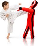 Un-Filled Wrestling Dummy for Kids – Youth Grappling Dummies BJJ, MMA, Jiu Jitsu & Judo Training Partner – Durable Martial Arts Practice Buddy (Red, 3ft / 36 Inches)