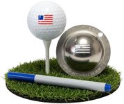 Tin Cup Stars and Stripes Golf Ball Custom Marker Alignment Tool