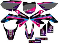 2013-2024 CRF 50 Surge Pink Senge Graphics Complete Kit Compatible with Honda