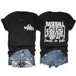 Baseball Mom Shirt for Women Game D