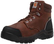 Carhartt Men's Cmf6720 Waterproof Met Guard 6" Comp Toe Boot Industrial, Brown, Numeric_10_Point_5