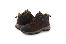 Nevados Men's Harriman Mid High Waterproof Hiking Boots Lightweight Trail Summer Outdoor, Chocolate Brown, 10.5