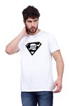 T-shirt Truck Graphic Printed T-Shirt for Men| Super Dad T-shirts for Dad| Tshirts for Father |Round Neck T Shirt | Daddy Tshirts White