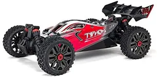 ARRMA 1/8 Typhon 4X4 V3 3S BLX Brushless Buggy RC Truck RTR (Transmitter and Receiver Included, Batteries and Charger Required), Red, ARA4306V3