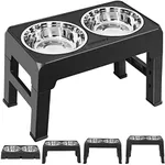 URPOWER Elevated Dog Bowls 4 Height