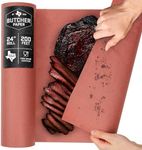 DIY Crew Butcher Paper Roll - Best Natural Fibers with Highest Grade On Market - Extra Long 18'' x 200' - Best Value for Your Money - Special Structure for Superior Blood Oil and Water Holdout