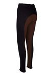 Avon Equine Horse Riding Ladies Soft Stretchy Jodphurs Women Jodhpurs Jods Two ToneBLACK/CHOCOLATE30