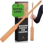 Wooden Paddle for Cooking, Stirring Paddle – 24" Crawfish Paddle – Heavy Duty Long Wooden Spoon for Large Stock Pots by Woodenhouse