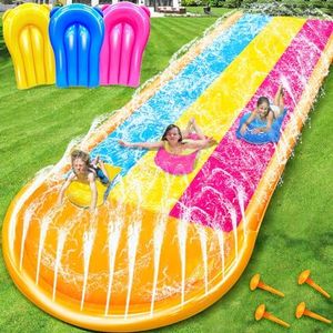 iGeeKid 16 Ft Lawn Water Slides