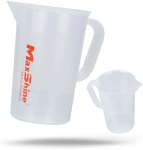 Maxshine Universal Measuring Cup 1000ml – Transparent, Chemical-Resistant Polypropylene – High-Accuracy Markings, Easy-Grip Handle – Durable & Reusable for Car Detailing Use