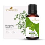 Urbanorganics Patchouli Essential Oil Pure, Natural & Undiluted Oil For Massage, Hair Care, Dandruff, Hair Care, skin irritation, Acne reduction & Skin care 15ml