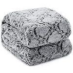 KAWAHOME Faux Fur Blanket King Size