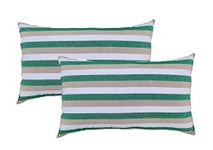 NIVEDHA MATTRESS - Organic Silk Cotton/Kapok/Ilavam Panju Soft Pillows, Size 24" X 14" Inches -Pack of 2, Green