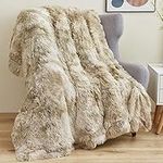 GONAAP Fuzzy Faux Fur Throw Blanket