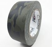 Gaffer Power Camouflage Tape, Premium Grade Gaffer Tape Muted Army Green Camo Tape - Made in The USA, 2 Inch X 25 Yards, Heavy Duty Gaffer's Tape, Non-Reflective, Water Resistant.