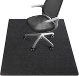 Chair Mat, 36" x 48" Office Chair Mat for Hardwood and Tile Floor, Heavy Duty Floor Protector for Rolling Chairs,Non-Slip,Computer Mat for Home Office (Dark Grey)