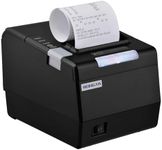 RONGTA 80mm Thermal Receipt Printer for Restaurant Kitchen, POS Printer with Auto Cutter, USB Serial Ethernet Interface for ESC/POS, Support Windows/Mac/Linux Cash Drawer, Do not Square/Clover (RP850)
