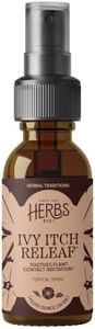 Herbs Etc. Ivy Itch ReLeaf Topical Spray - Herbal Supplement for Soothing Irritation from Plant Contact - Jewelweed, Grindelia & Plantain - Gluten-Free, Organic & Vegan - 1 fl oz