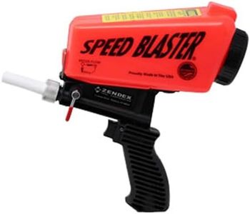 Zendex Tool - SpeedBlaster Portable Media Blaster in Red - Handheld Sand Blaster Gun Kit for Air Compressor - Extended Use Fast and Powerful Sandblasting Gun