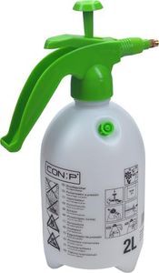 CON:P B45041 Pulvérisateur à Pression de Jardin 2 l avec réservoir à Pression Stable et buse réglable en Laiton, Multicolore