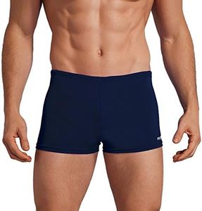 Easyglide Square Leg Suit Mens Comfortable Swimwear for Polyester PBT Fabric (34, Navy Blue)