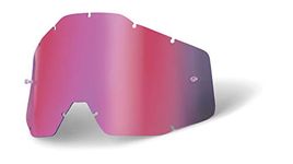 Unknown Unisex 100% / Strata Anti-fog Wit 100 Speedlab 51002 016 02 RACECRAFT ACCURI Replacement Lens Pink Mirror Smoke Anti Fog, Smoke, One Size UK