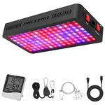 Phlizon 1200W LED Plant Grow Light Full Spectrum Daisy Chain Plants Light Double Switch Grow Led for Indoor Plants Veg and Flower-1200W