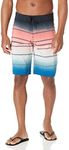 Billabong Men's 20 Inch Outseam Performance Stretch All Day Pro Boardshort, Red White Blue, 32