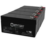 Mighty Max Battery ML1.3-12 - 12 Volt 1.3 AH SLA Battery - Pack of 4