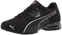 PUMA Men's Cell Surin 2 Cross Trainer Running Shoe, Matte Black Silver, 12 UK