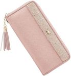 FOXLOVER Wallets for Women Credit Card Holders with RFID Blocking Large Capacity Wristlet with Coin Paper Money Pocket