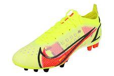 NIKE Vapor 14 Elite AG Mens Football Boots CZ8717 Soccer Cleats (UK 11 US 12 EU 46, Volt Bright Crimson Black 760)