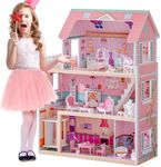 ROBOTIME Wooden Dollhouse, Doll Hou