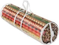 ZOBER Wrapping Paper Storage Containers - 40 Inch Gift Wrapping Organizer Storage - Fits 25 Standard Rolls of Wrapping Paper - Waterproof