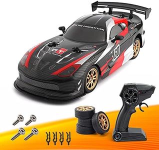 The perseids Remote Control High Speed RC Drift Car, Fast RC Race Cars for Adults 1/16 4WD 20KM/H Truck 2.4G Offroad RTR Speed & Steering Control Drifting Vehicles Toy with Drifting + Racing Tires