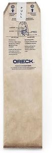 Oreck HEPA Media Cleaner Vacuum Bag, Tan