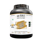 STAR X NUTRITION Power Mass Gainer (Vanilla) - 26G Protein, 130G Carbohydrates, 4.3G Bcaa, (3Kg)