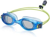 Speedo Unisex-child Swim Goggles Hydrospex Bungee Junior Ages 6-14, Peacoat/Smoke