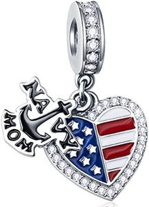 Mothers Day Series Charms, 925 Sterling Silver Mother Daughter Baby Sister, Tree Man, Family Tree of Love, Best Friend, Boys and Girls, Mom Heart Beads, Gifts for Family/European Women Bracelet, Sterling Silver Cubic Zircon enamel, Cubic Zirconia