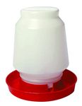 Little Giant 1-Gallon Plastic Poultry Fount Complete Waterer with 750 Red Base