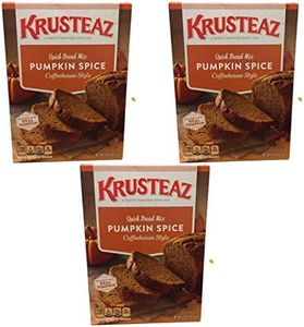 Krusteaz Pumpkin Spice Quick Bread Mix 15 ounce (Pack 0f 3)