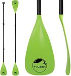 YVLEEN SUP Paddle Board Paddle，Stand up Paddleboard Paddles Adjustable Aluminum 4-Piece Floating Kayak Paddle，Convertible Paddle