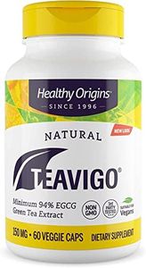 Healthy Origins Teavigo (94% EGCG) Green Tea , 150 Mg, 60 Count